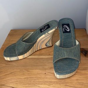 vintage Woden and Jean wedges